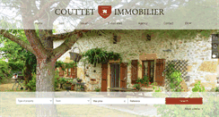 Desktop Screenshot of couttet-immo.com